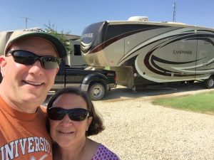 Cheryl and David on the day we departed DFW