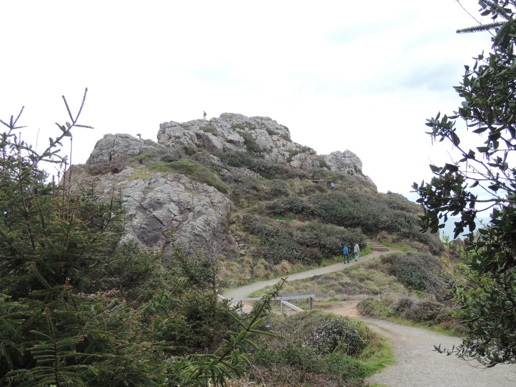Trail up Wedding Rock