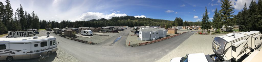 Evergreen Coho RV Park panoramic view