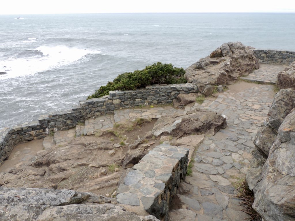 Steps near top of Wedding Rock