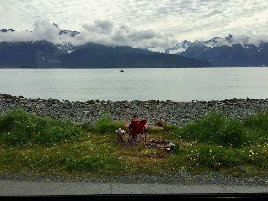 Relaxing by Resurrection Bay