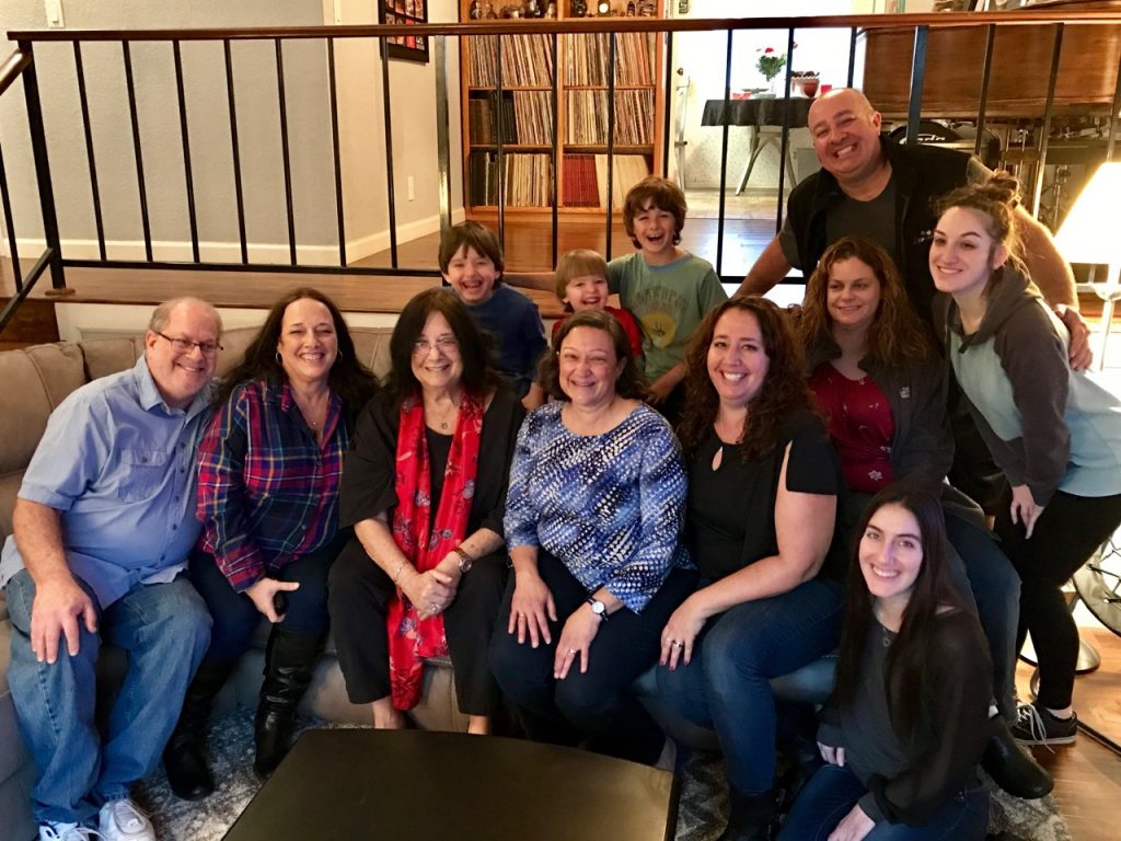Just a few of Cheryl's cousins whom she got to meet while we were in California