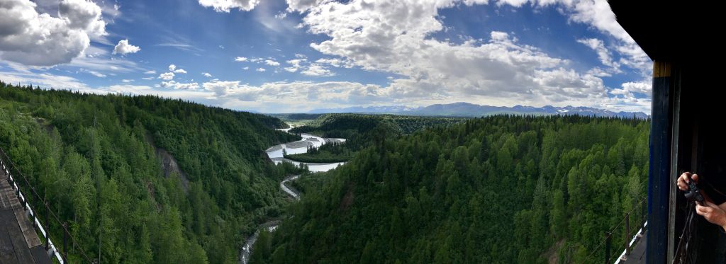 Panorama from Hurricane Gulch Bridge