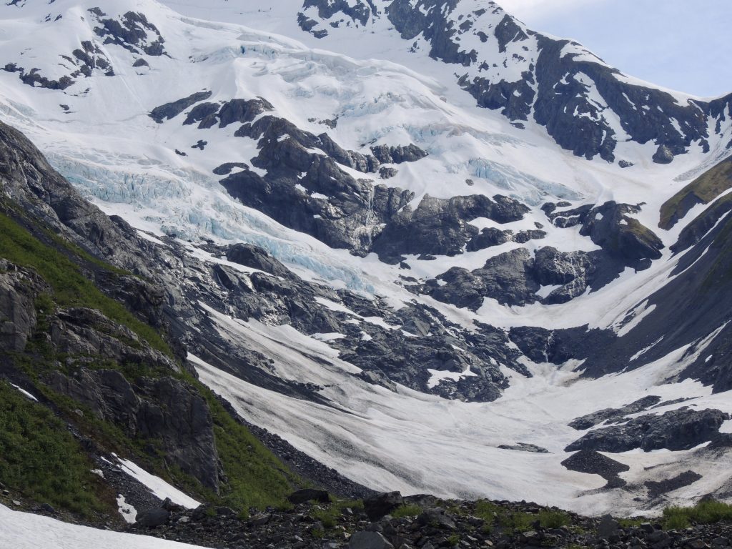 Byron Glacier & avalanche field