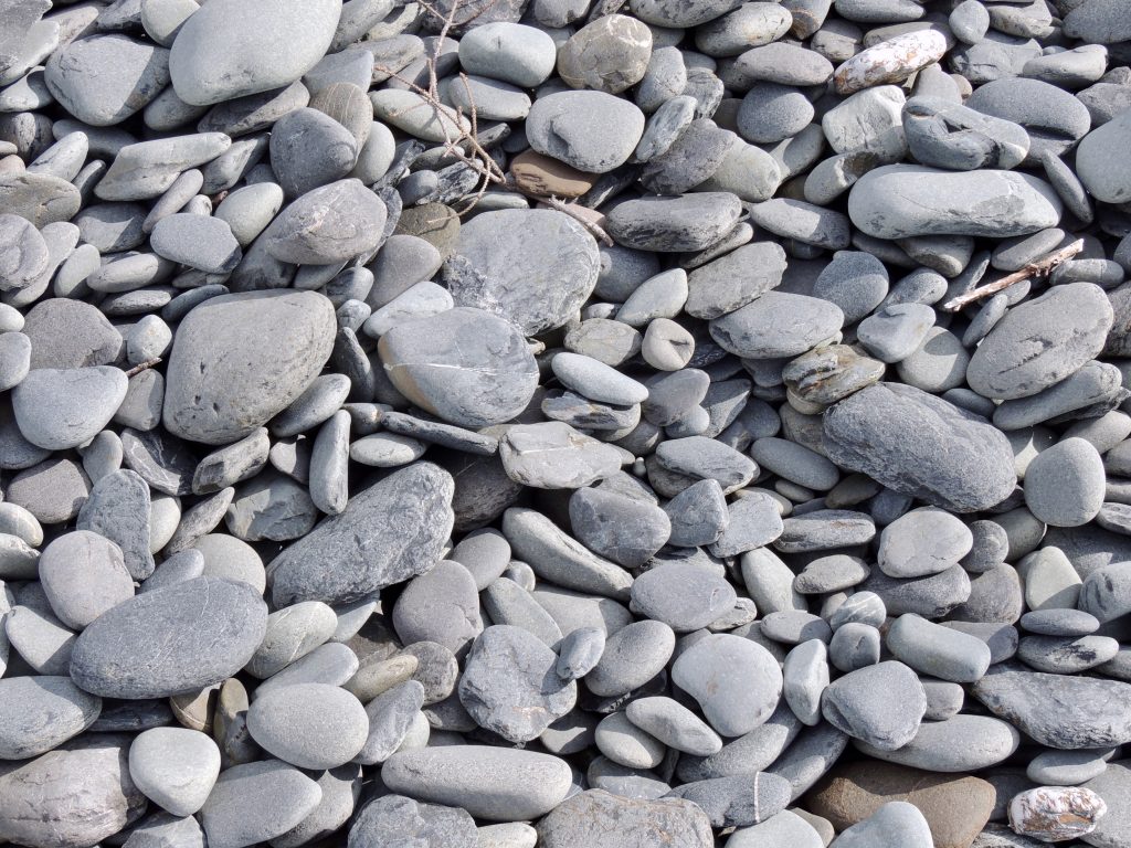 Rocks on moraine