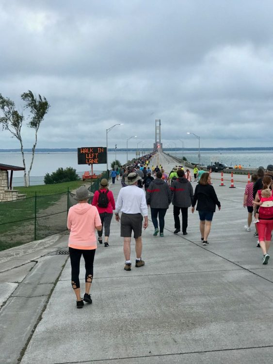 Starting the walk