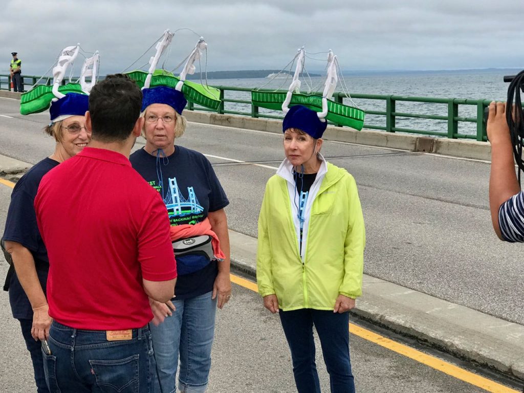 Walkers with Bridge hats