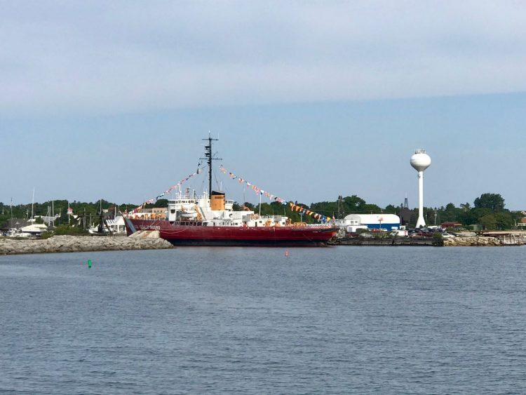 The USCGC Mackinaw, now a museum ship