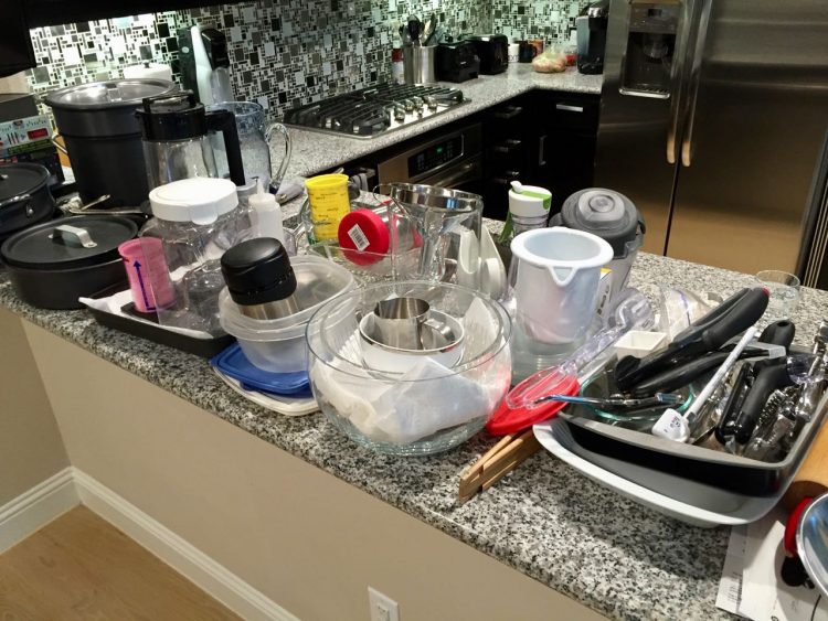 Kitchen clutter
