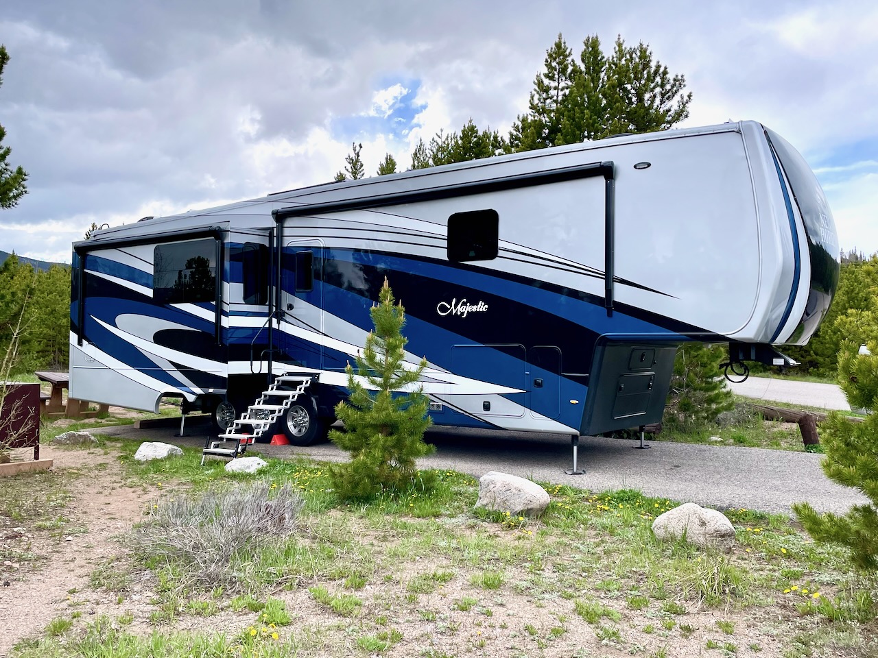 [SOLD] 2023 New Horizons Majestic Custom Luxury Fifth-Wheel Trailer ...
